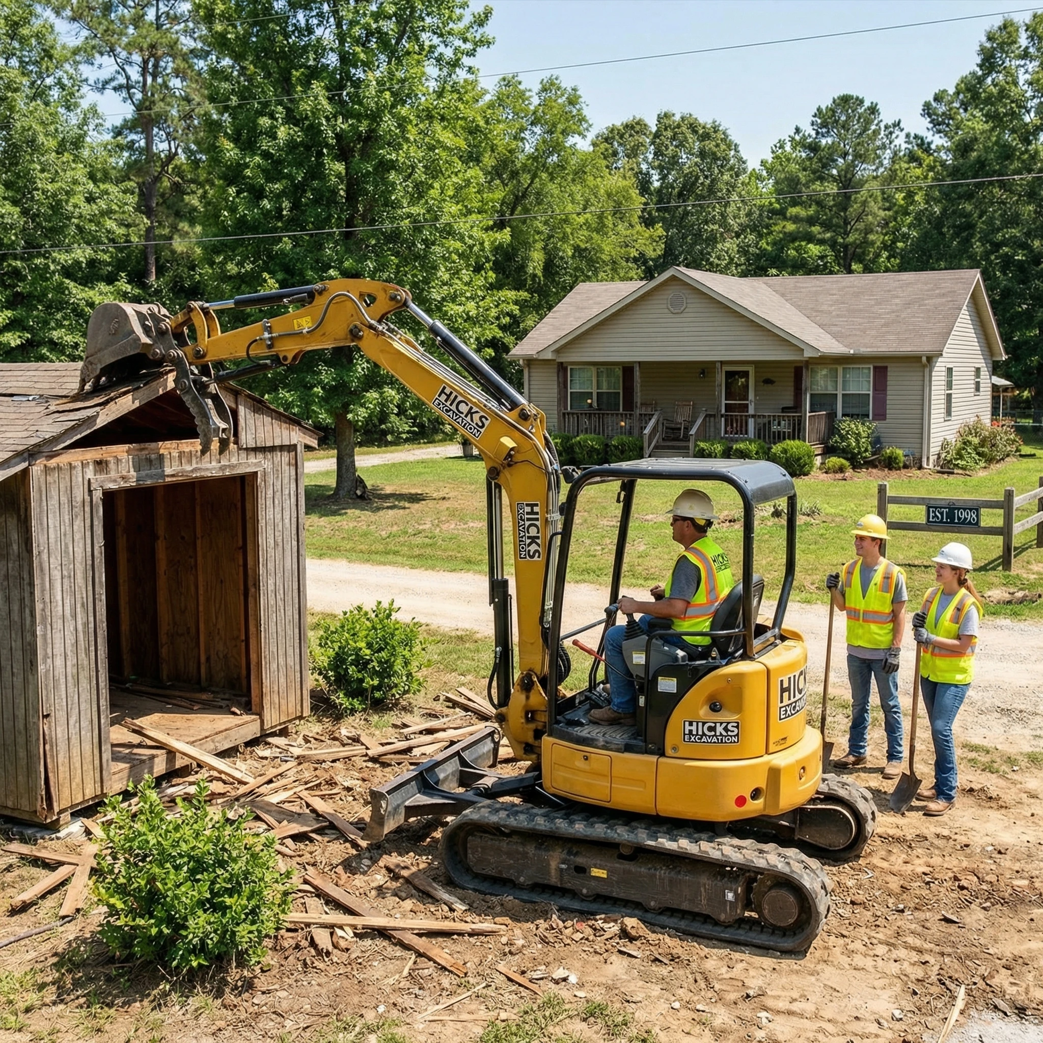 Demolition and debris removal